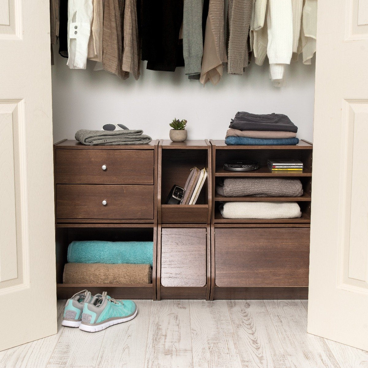 Modular Wood Stacking Box - Narrow