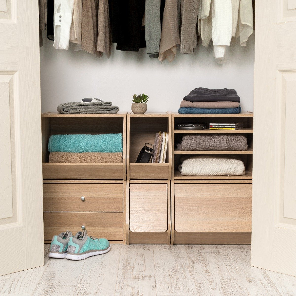 Modular Wood Stacking Box - Narrow