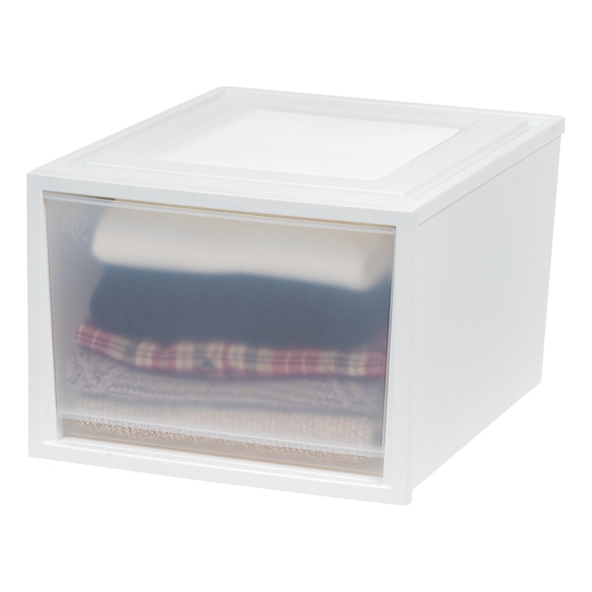 Stacking Storage with Drawer - Nested 4 Pack - 42 QT