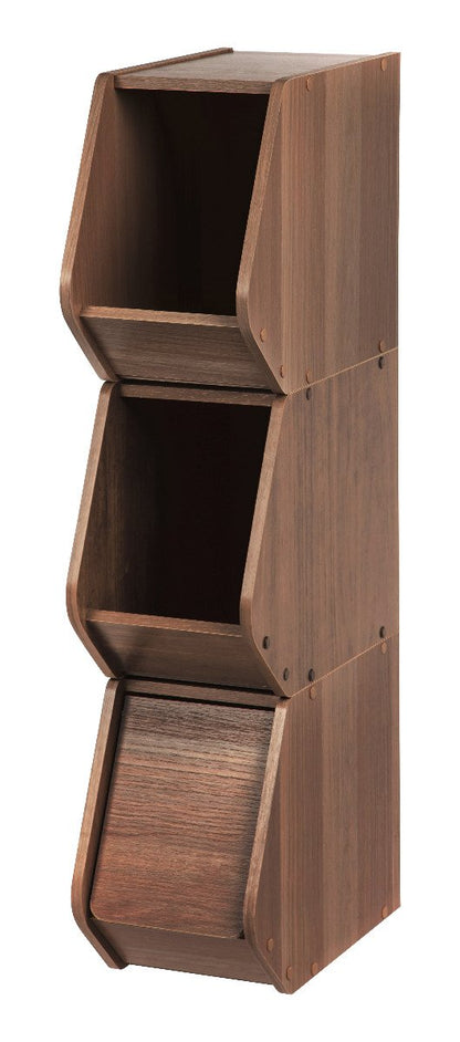 Modular Wood Stacking Box - Narrow