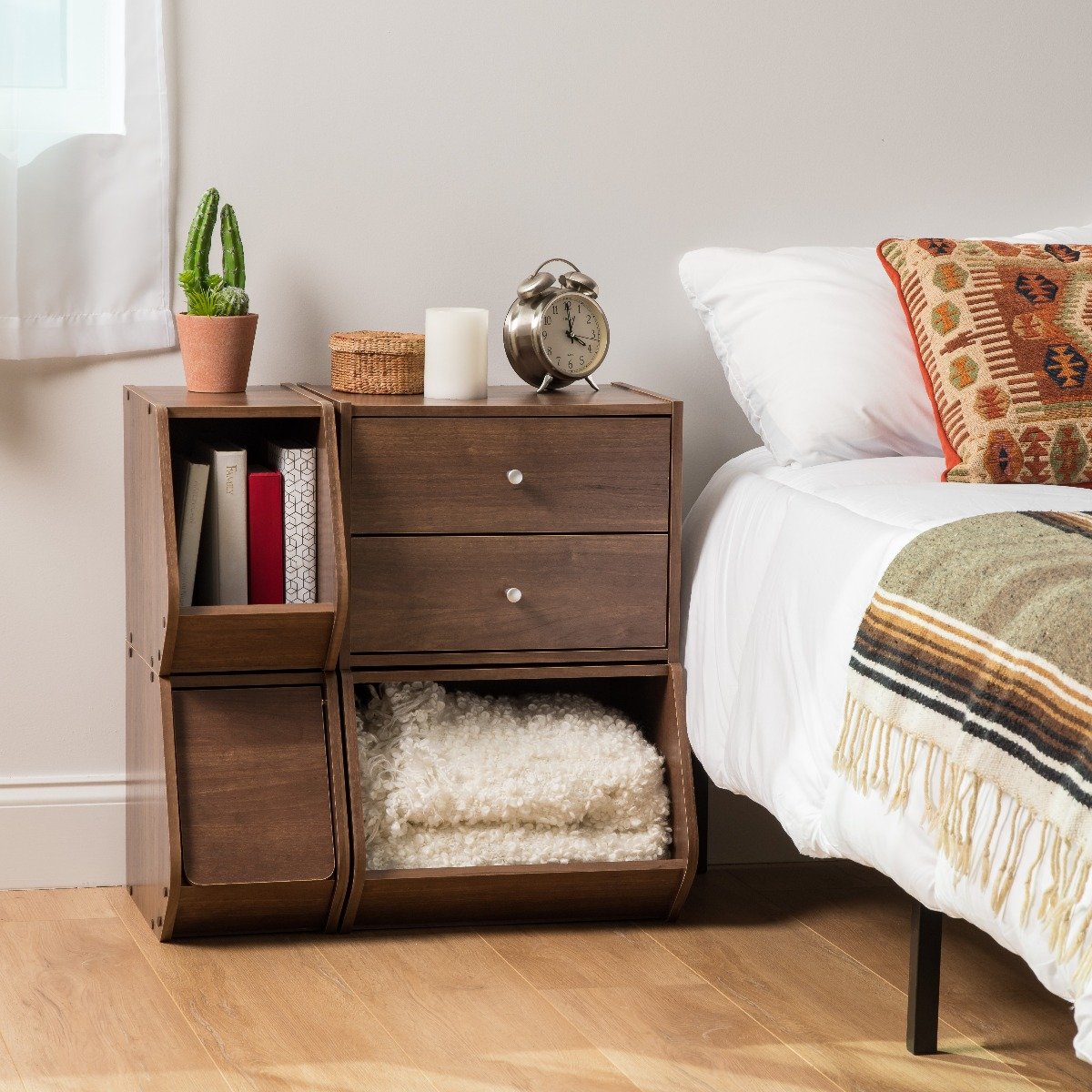 Modular Wood Stacking Box - Narrow
