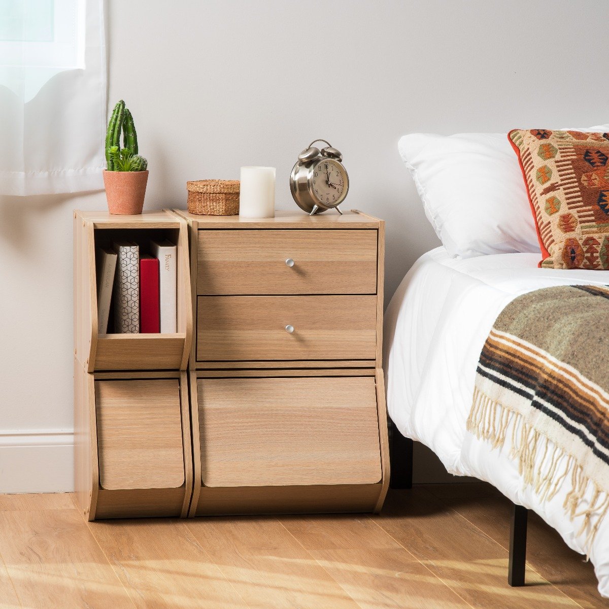 Modular Wood Stacking Box - Narrow