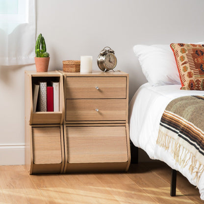 Modular Wood Stacking Box - Narrow
