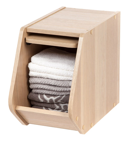 Modular Wood Stacking Box - Narrow