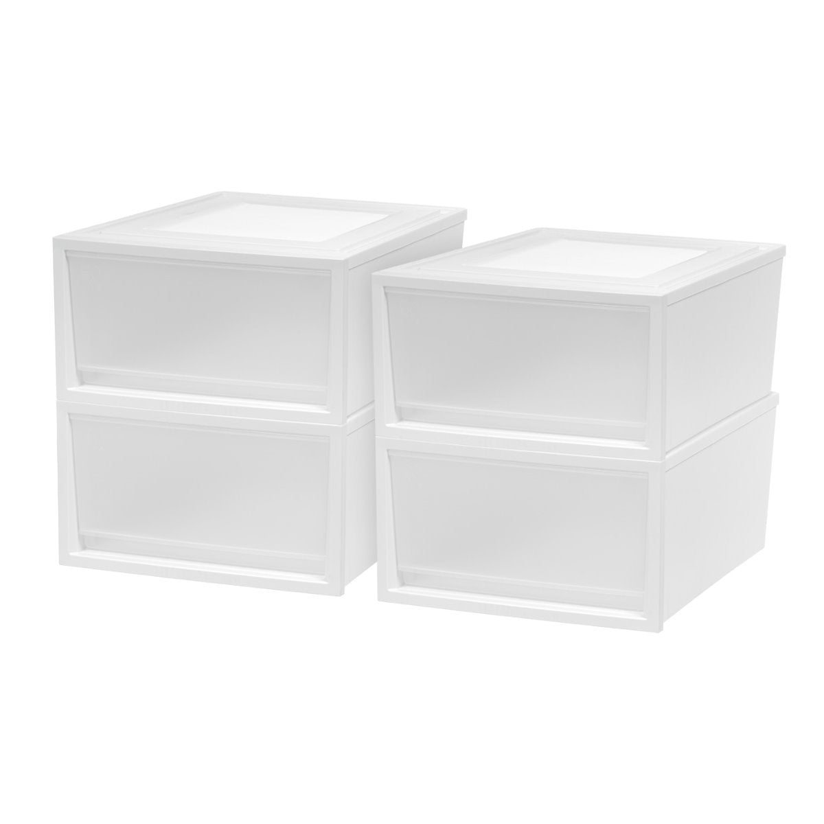 Stacking Storage with Door - Nested 4 Pack - 42.5 QT